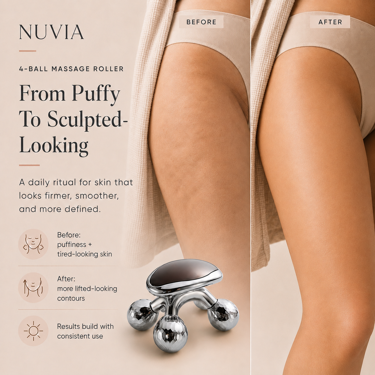 NUVIA 4-Ball Massage Roller